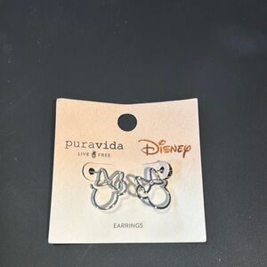 Disney Pura Vida Silver Earrings